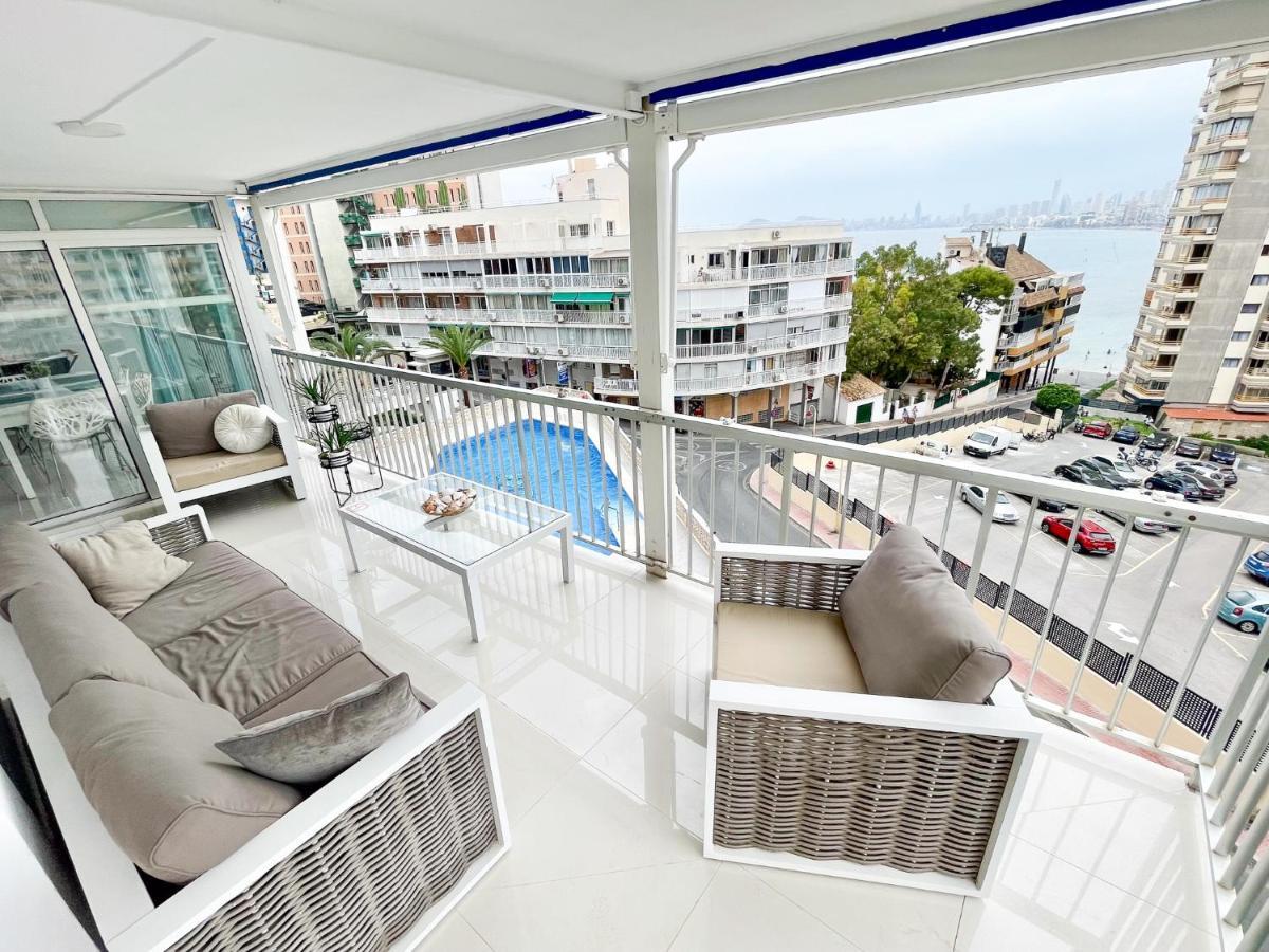 La Perla Benidorm Apartment Seaview & Pool Levante Beach Exterior photo