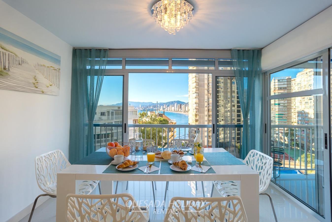 La Perla Benidorm Apartment Seaview & Pool Levante Beach Exterior photo