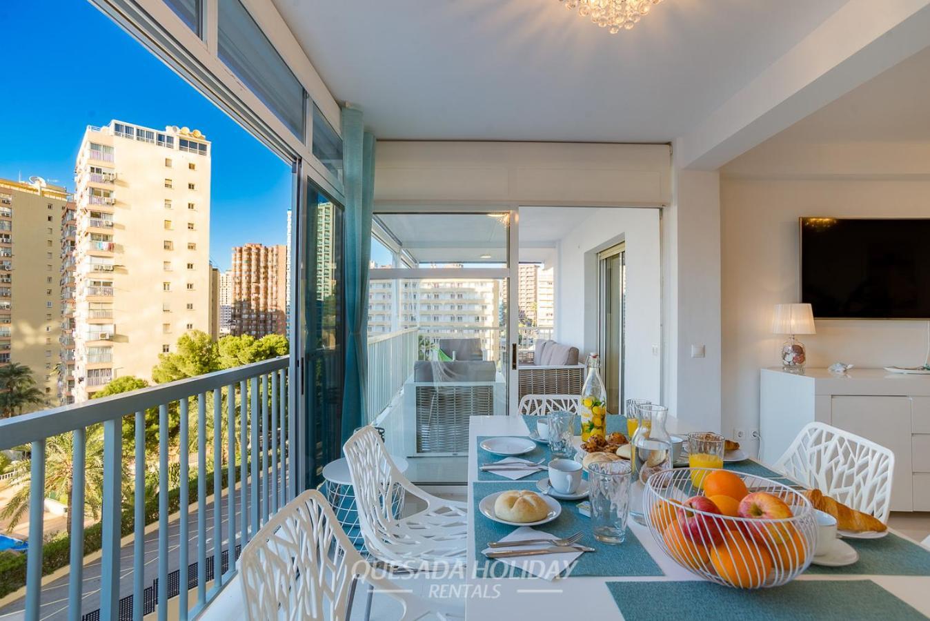 La Perla Benidorm Apartment Seaview & Pool Levante Beach Exterior photo